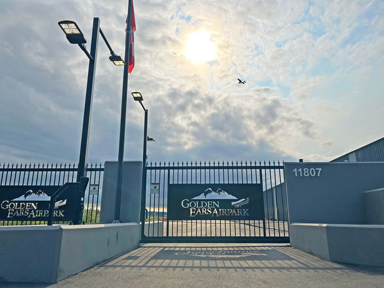 Golden Ears Airpark Gate Golden Ears Airpark is a gated, secure hangar development offering owners 24/7/365 access.