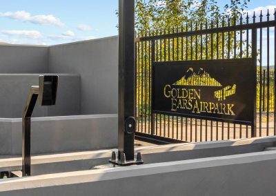 Golden Ears Airpark offers secure gated entry.