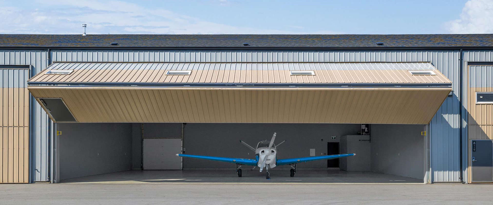 Our hangars provide secure storage for single or multiple aircraft fleets.